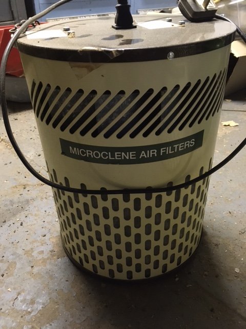 Withdrawn - Microclene MC1200 Hanging Air Filter | UK Workshop