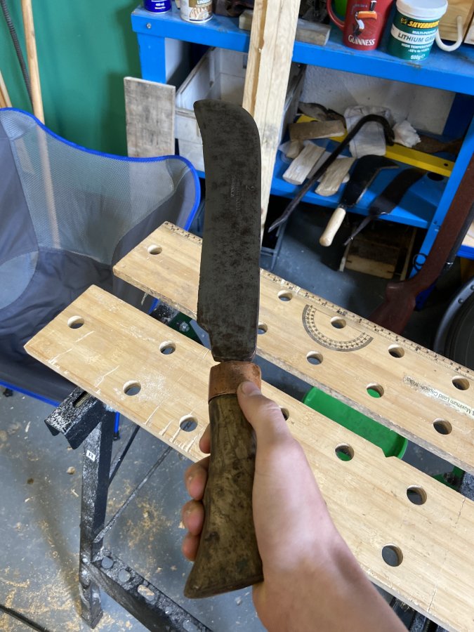 Brumock/billhook handle | UK Workshop