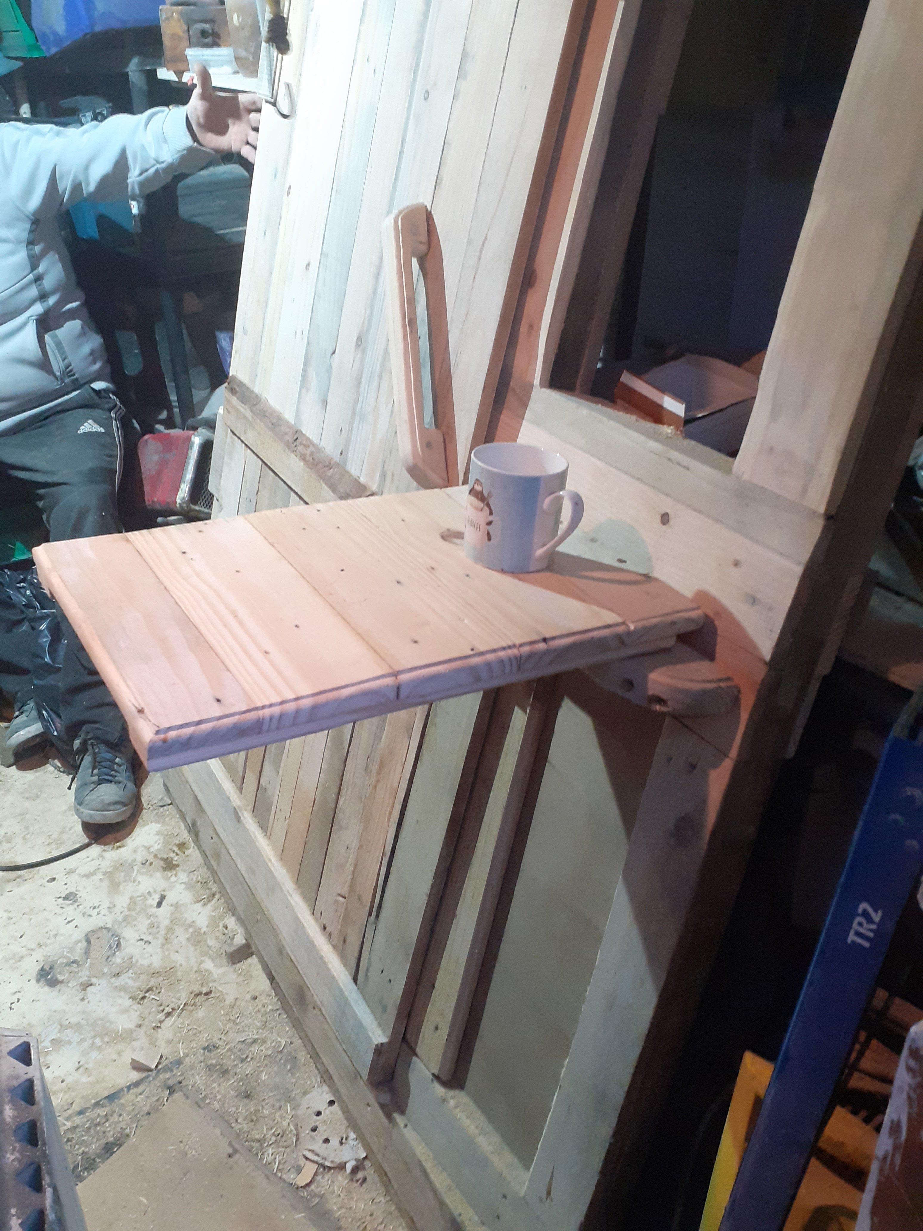 Rear End Of My Camper Trailer with Custom Made Door for my Mobility ...