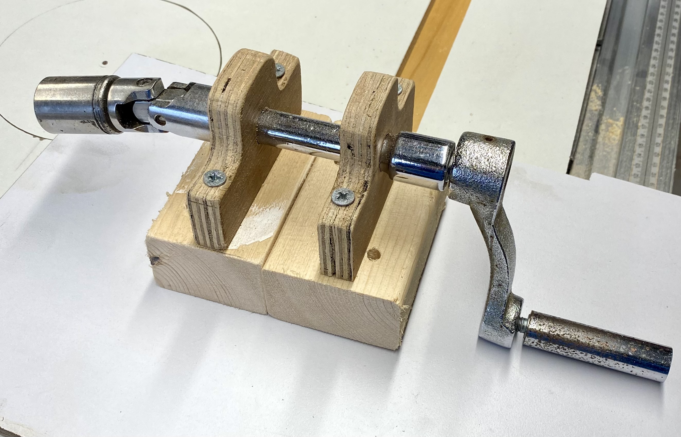 Dorull Risse Pillar drill riser handle | UK Workshop