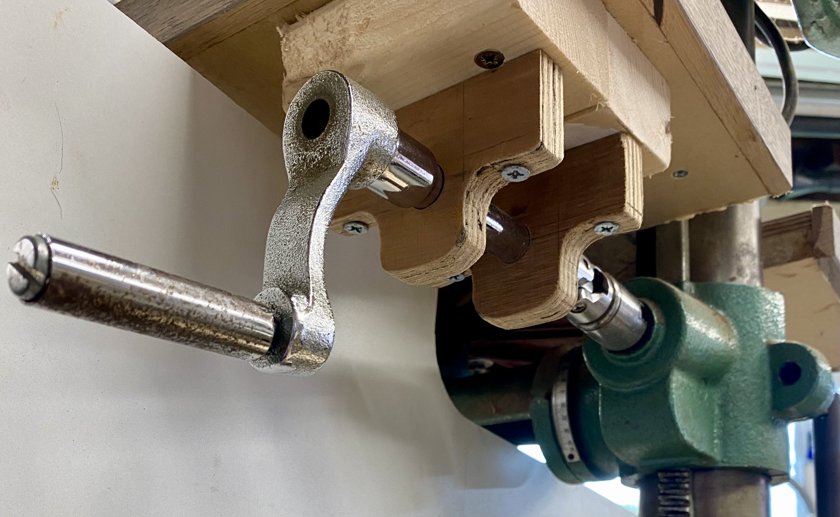 Dorull Risse Pillar drill riser handle | UK Workshop